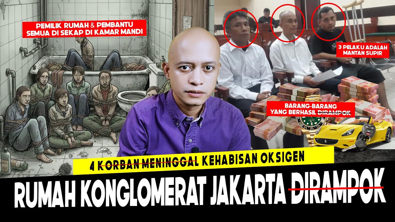 Rumah Konglomerat Dirampok: 8 Orang Disekap Dalam Kamar Mandi Hingga Kehabisan Oksigen
