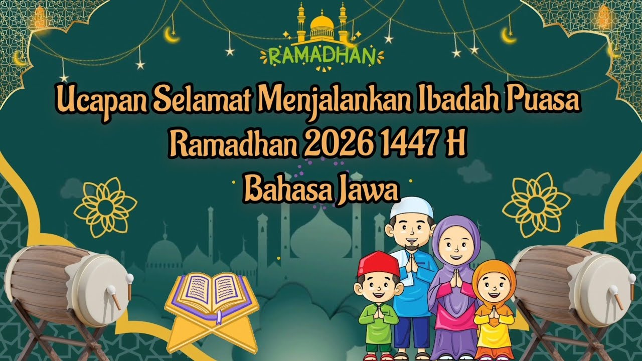 Ucapan Selamat Menjalankan Ibadah Puasa Ramadhan 2026 Bahasa Jawa