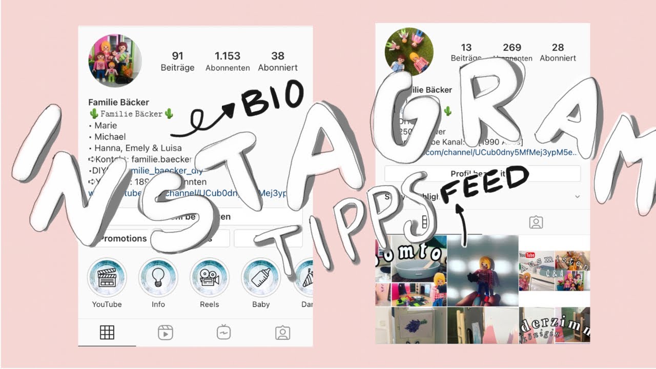 Instagram tipps//Playmobil Instagram Account erstellen//Familie Bäcker