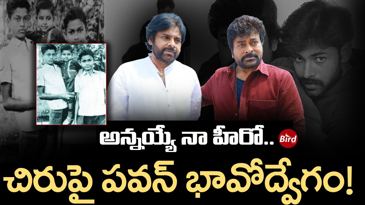 Pawan Kalyan : అన్నయ్యే నా హీరో..చిరుపై పవన్ భావోద్వేగం! Mega Chiranjeevi | Janasena | Bird Media