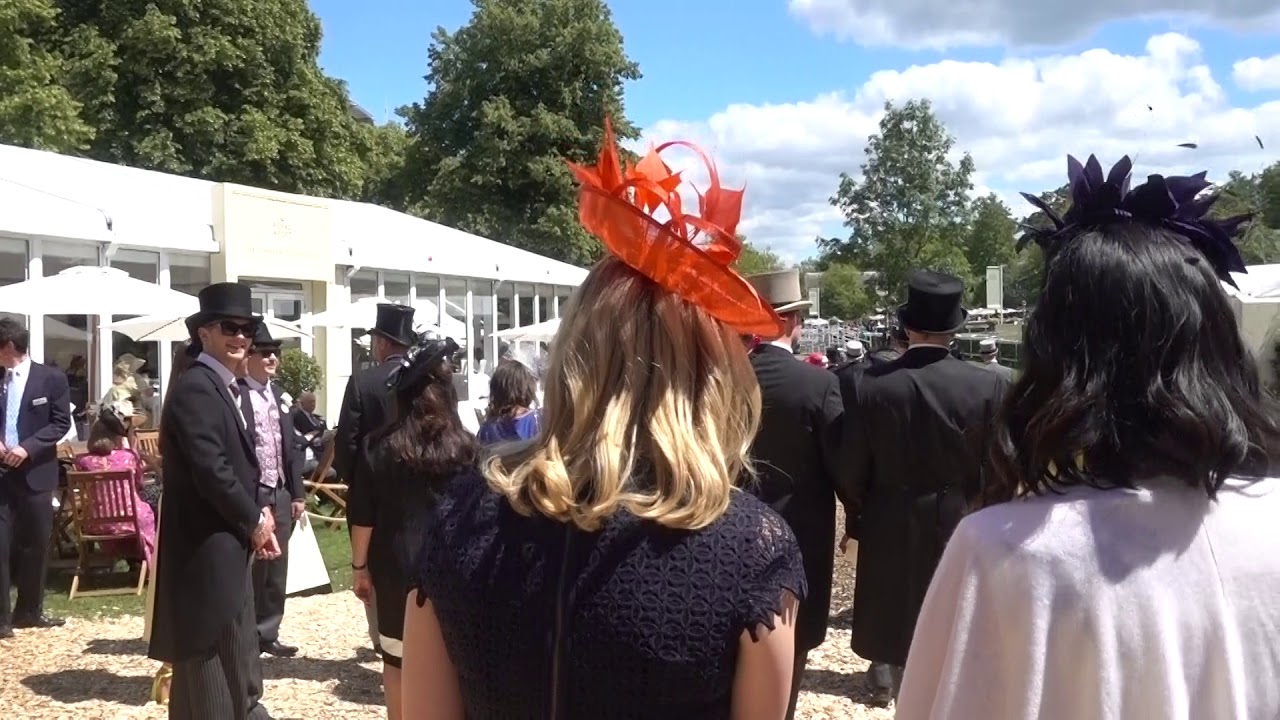 Inside the Royal Enclosure at the Royal Ascot