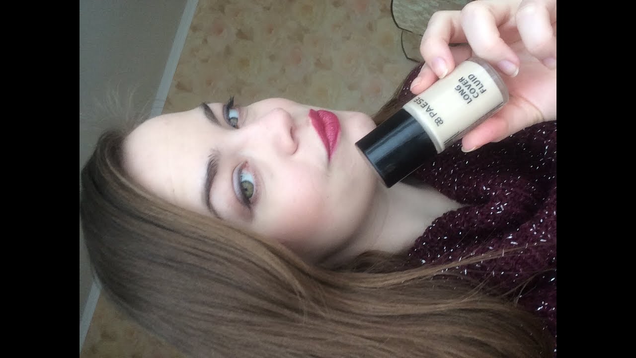 Тестируем тональную основу Paese long cover fluid