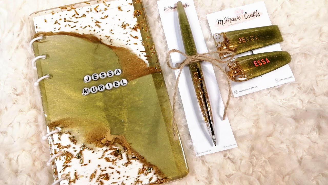 DIY | Resin Notebook Cover and Pen | Epoxy Resin