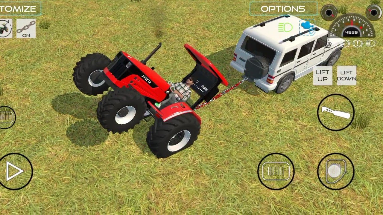 Tractor vs scorpio tochan 🚜|| Indian vehicles simulator 3D game|| #3dgaming #games #gaming 