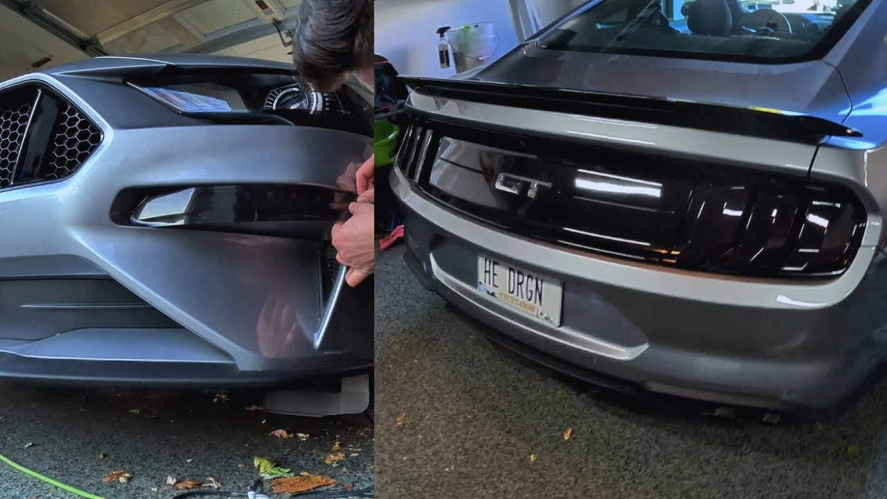 Mustang GT Amber Delete + Fog light Tint + Tail light Tint Covers