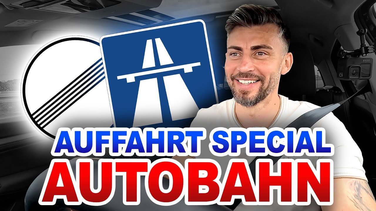 Autobahn Auffahrt: Pr&uuml;fungswissen l Das wird gepr&uuml;ft! Pkw 🚘