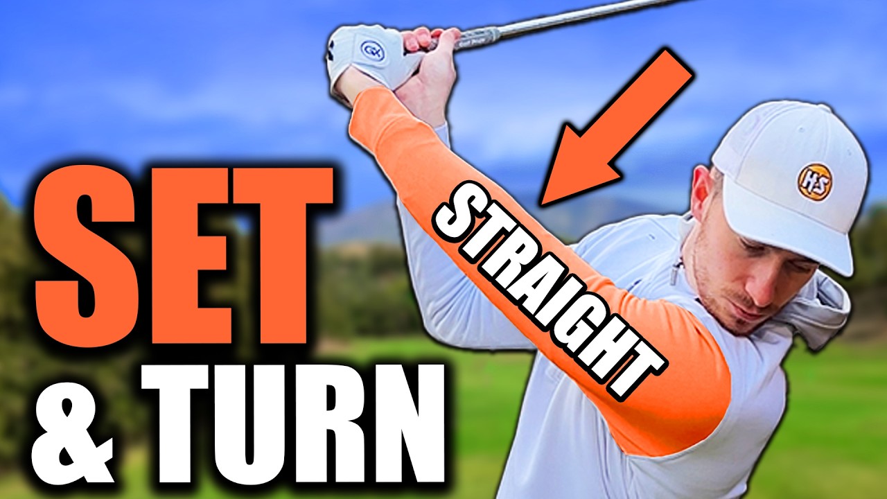 The Effortless Way To Keep Your Left Arm Straight In The Golf Swing!