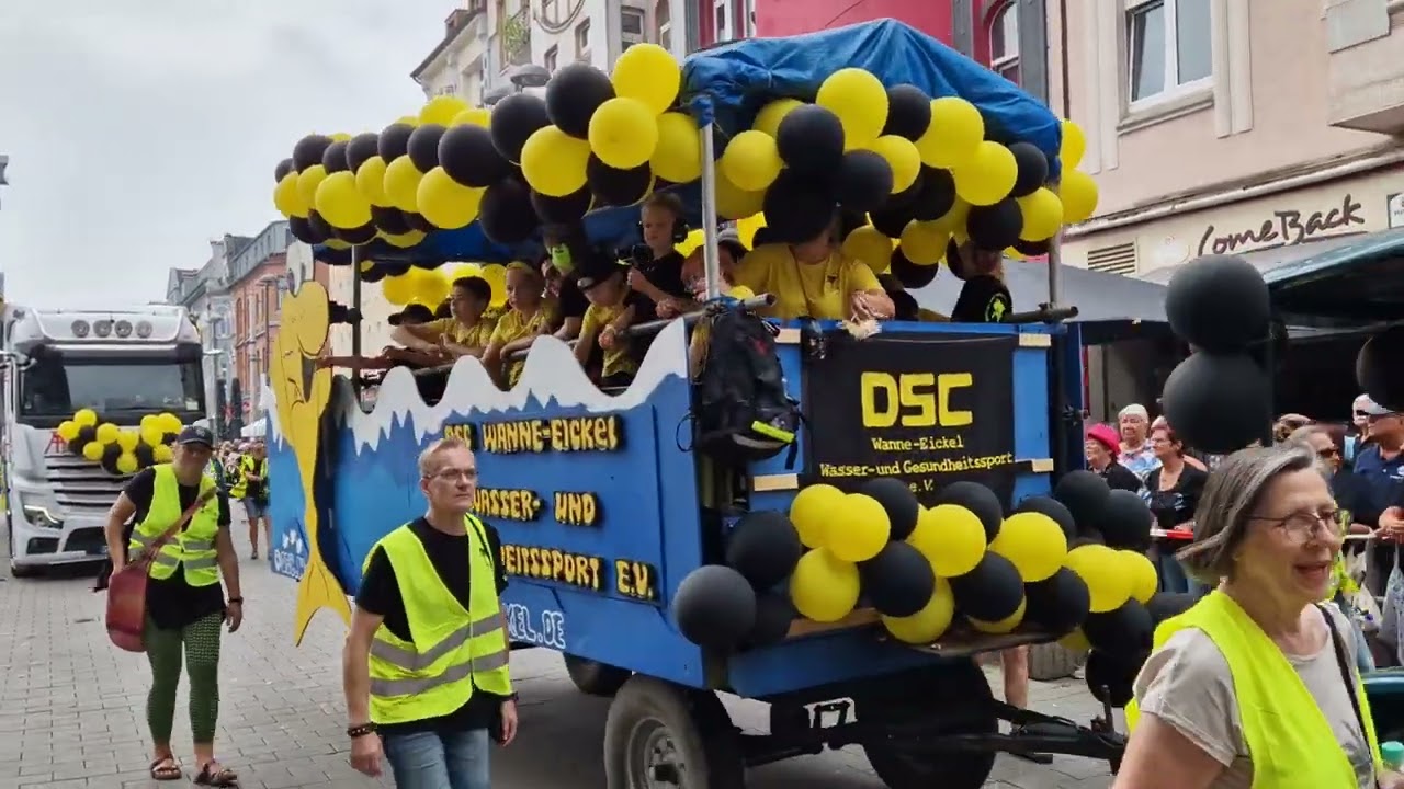 Cranger Festumzug 2024 - Anfang / die ersten 11 Minuten wurden Live Übertragen , die fehlen !