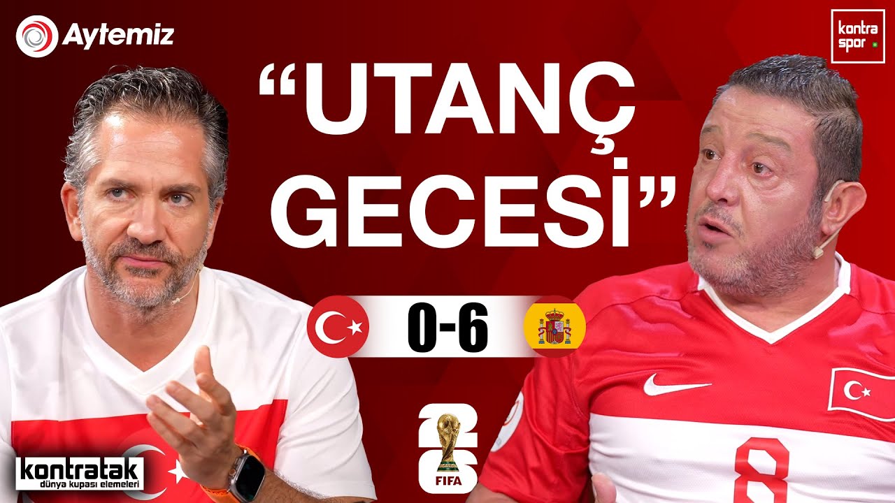 🔴 CANLI | Türkiye - İspanya Maç Sonu | Nihat Kahveci, Nebil Evren | Kontratak