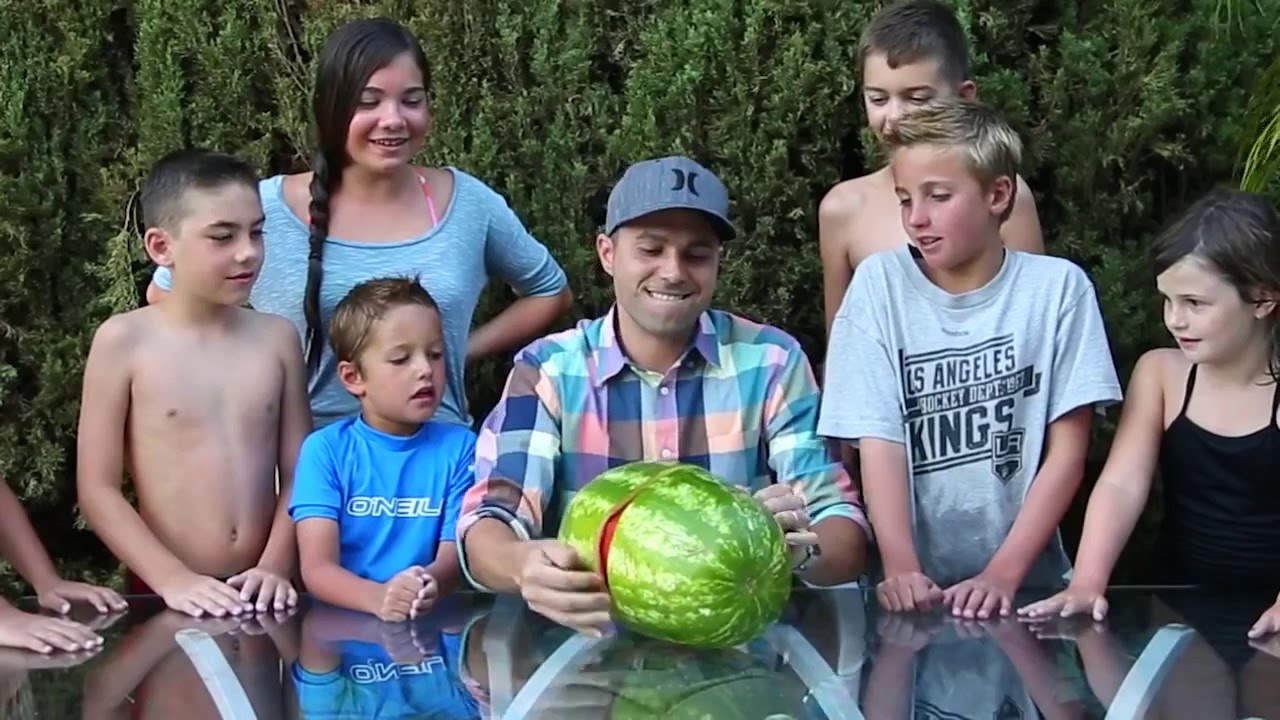 skin a watermelon party trick