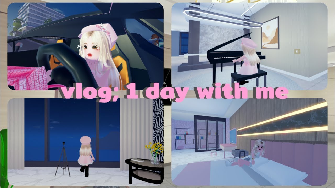 vlog; 1 day with me (ROBLOX metro life rp)