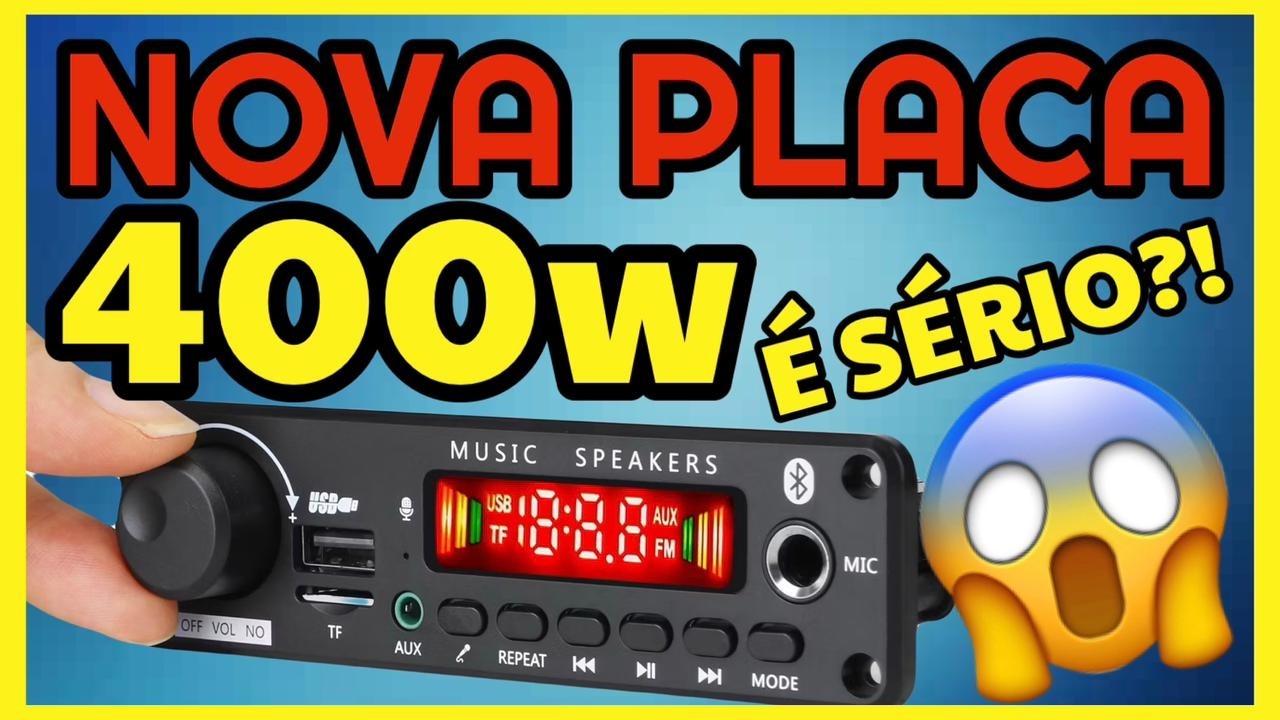 Placa Bluetooth Amplificada de 400w