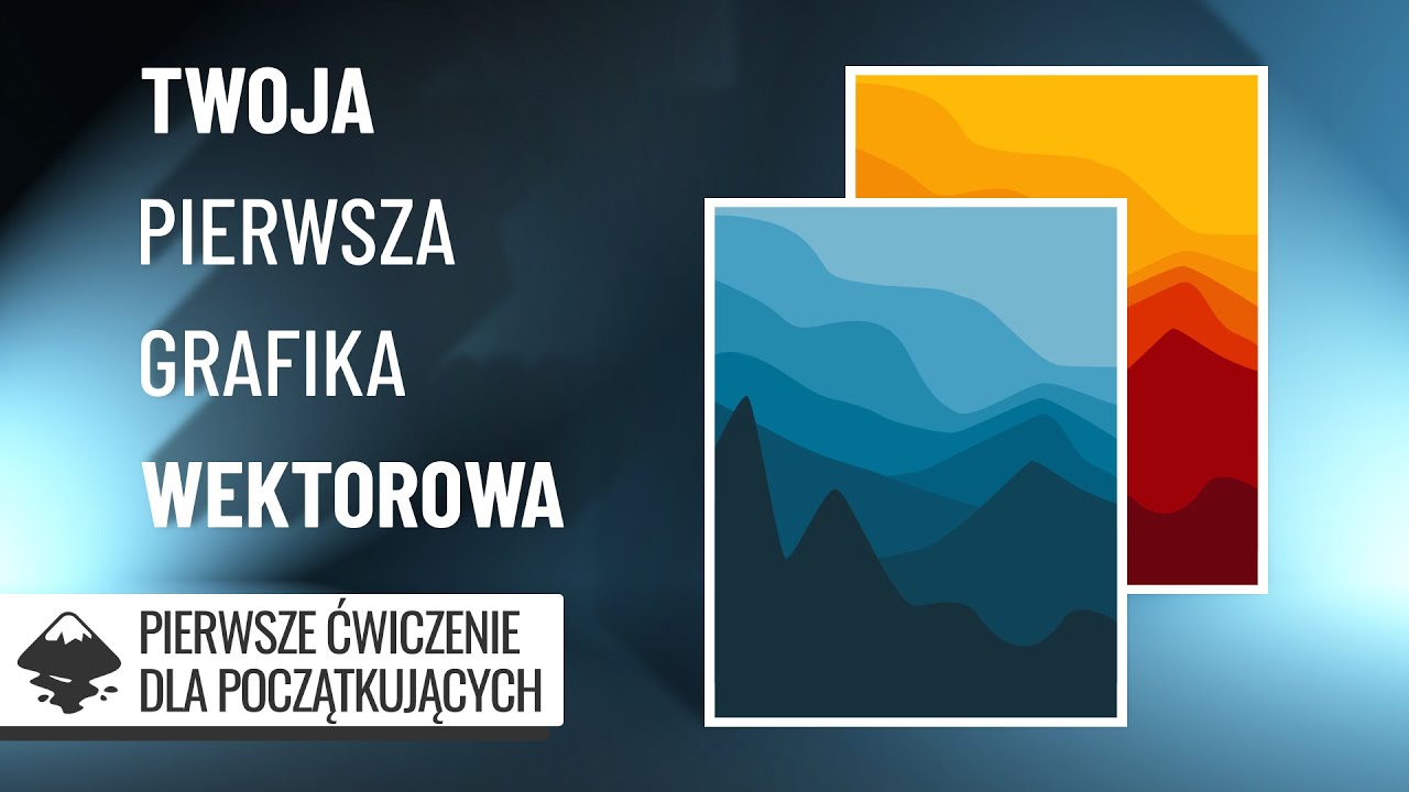 Inkscape - pierwsze ćwiczenie dla początkujących - pierwsza lekcja