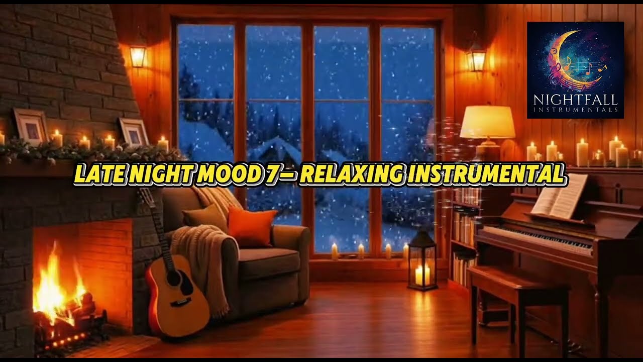 Late Night Mood 7 -  3 minute relaxing Instrumental #latenightmusic  #nightfall  #instrumentalmusic