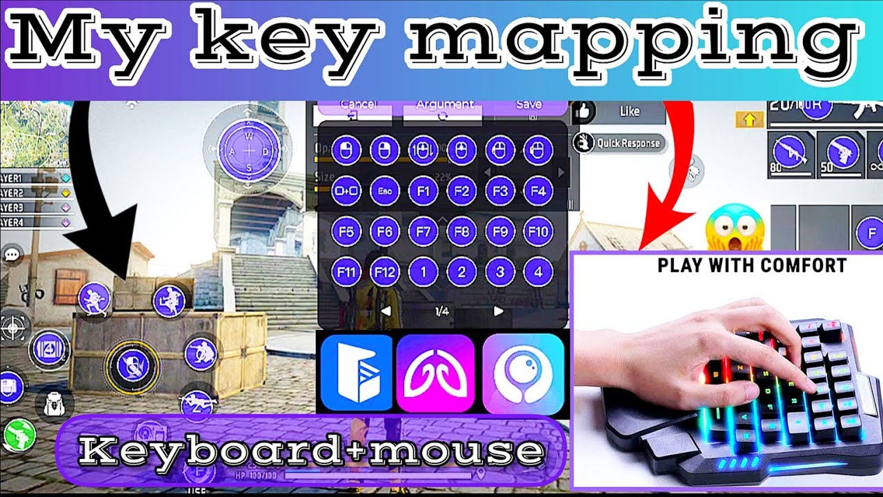 My keymapping custom HUD in free fire/ 2025 pro level custom HUD for free fire #freefire#keymapping