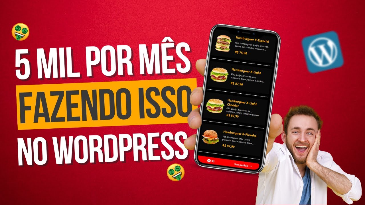 Sites de Delivery no Wordpress com pedidos no WhatsApp