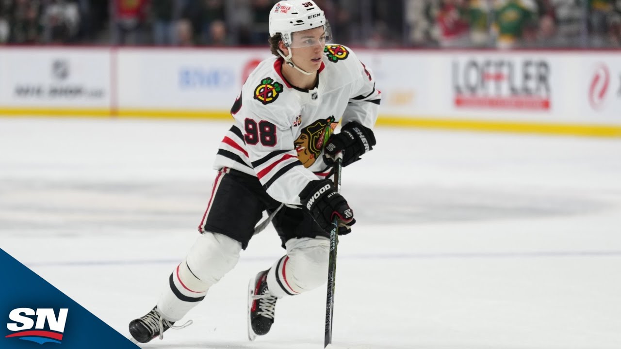 Blackhawks' Connor Bedard Puts On The Brakes And Snipes vs. Penguins