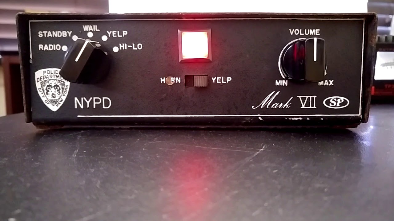 Scientific Prototypes/SP Mark VII Siren (1970s/1980s NYPD)