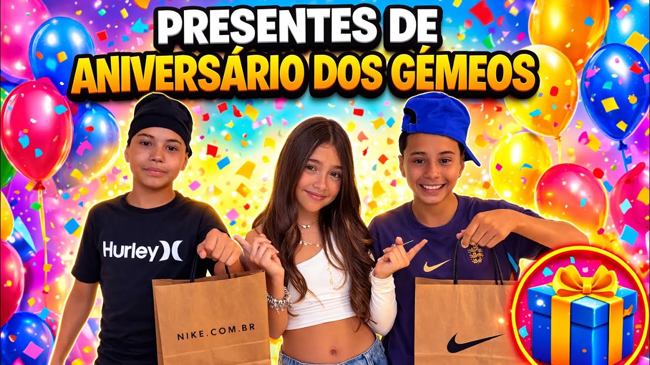 FUI COMPRAR OS PRESENTES DE ANIVERSÁRIO DOS GÊMEOS! 🎁 SERÁ QUE ELES VÃO GOSTAR? • Lara Caruso•