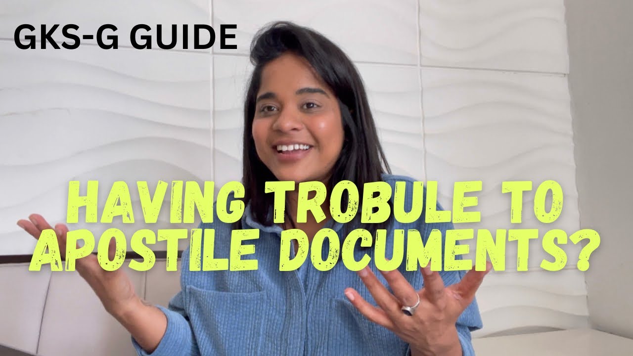 A complete guide for GKS-G scholarship,how to apostille documents?#gksscholarship