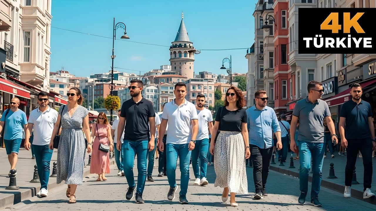 Turkey Walking Tour 2025 | Exploring Istanbul & Beautiful Streets in 4K UHD
