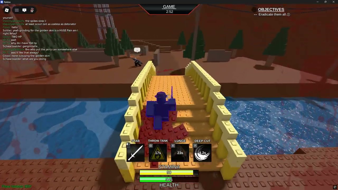 Survive The Agonizing Bad Winning as killer Kyle (@T_heonlywhitesofa was in the server)