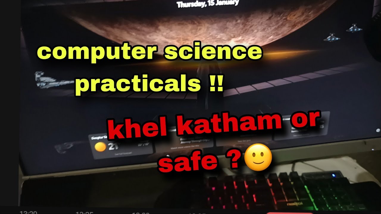 Sharing my true experience of Computer science practical exam  | CBSC Class 12th