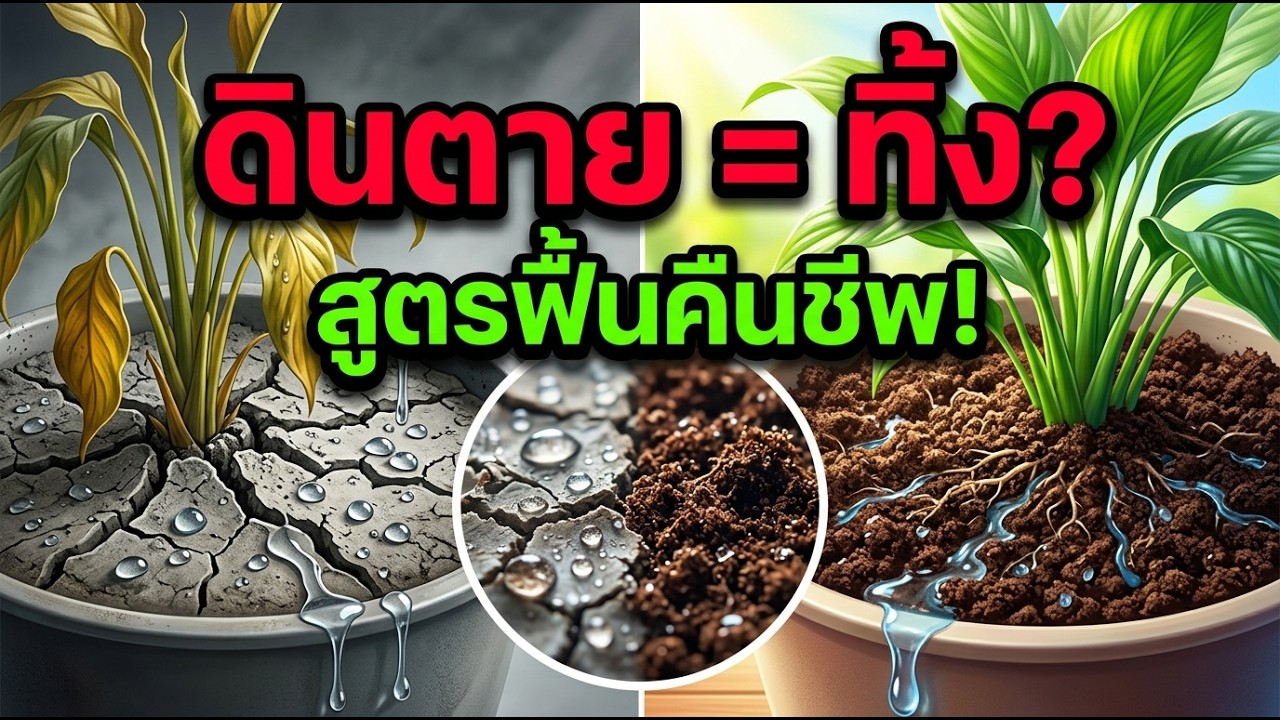 ต้นไม้ตายยกกระถางแน่ ถ้าไม่รู้สิ่งนี้! 7 อาการ 