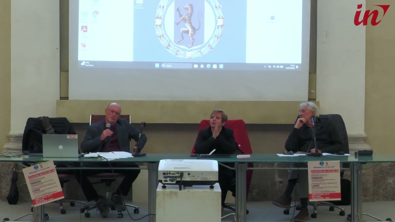 L'incontro in sala Tobino per il Referendum Costituzionale. Le ragioni del Si e le ragioni del No