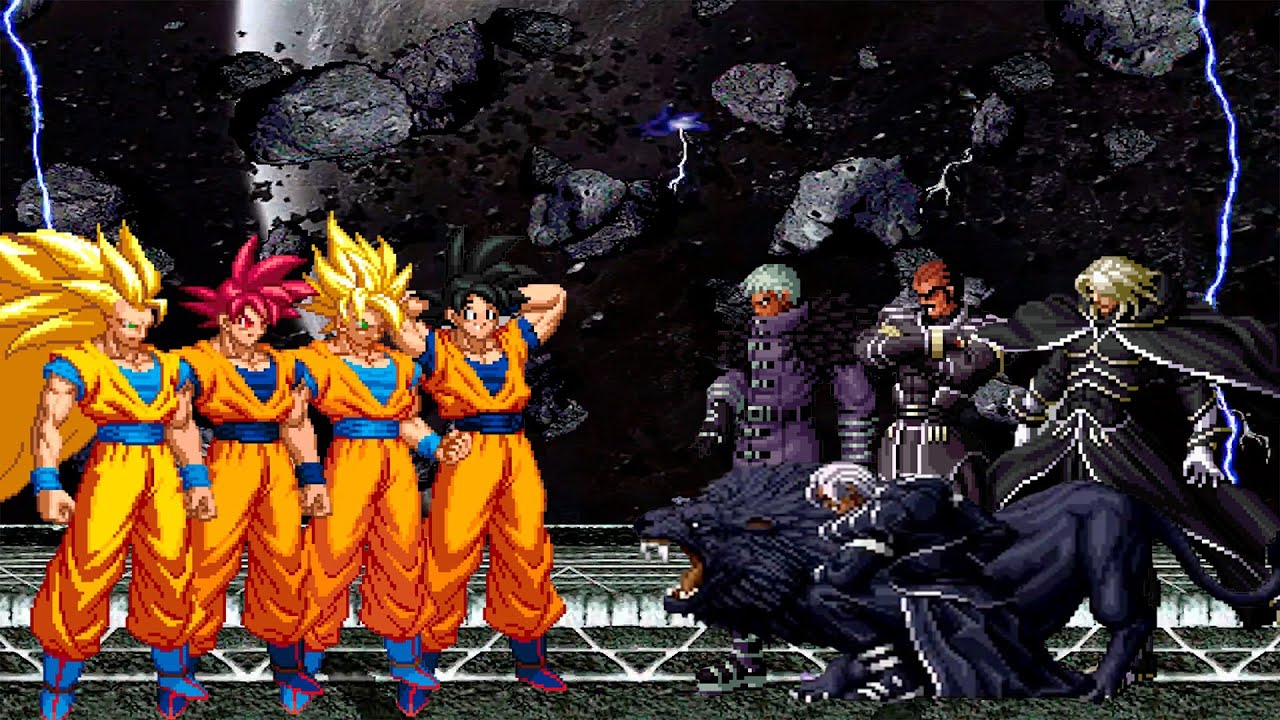 [KOF Mugen] Son Goku vs NESTS Team
