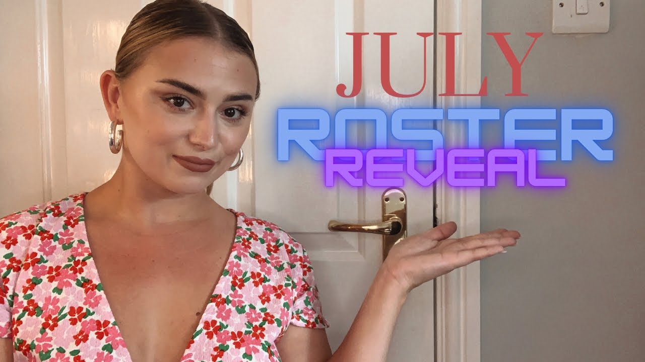 July Roster Reveal | Where am I Flying to This Month? | Megan Rose