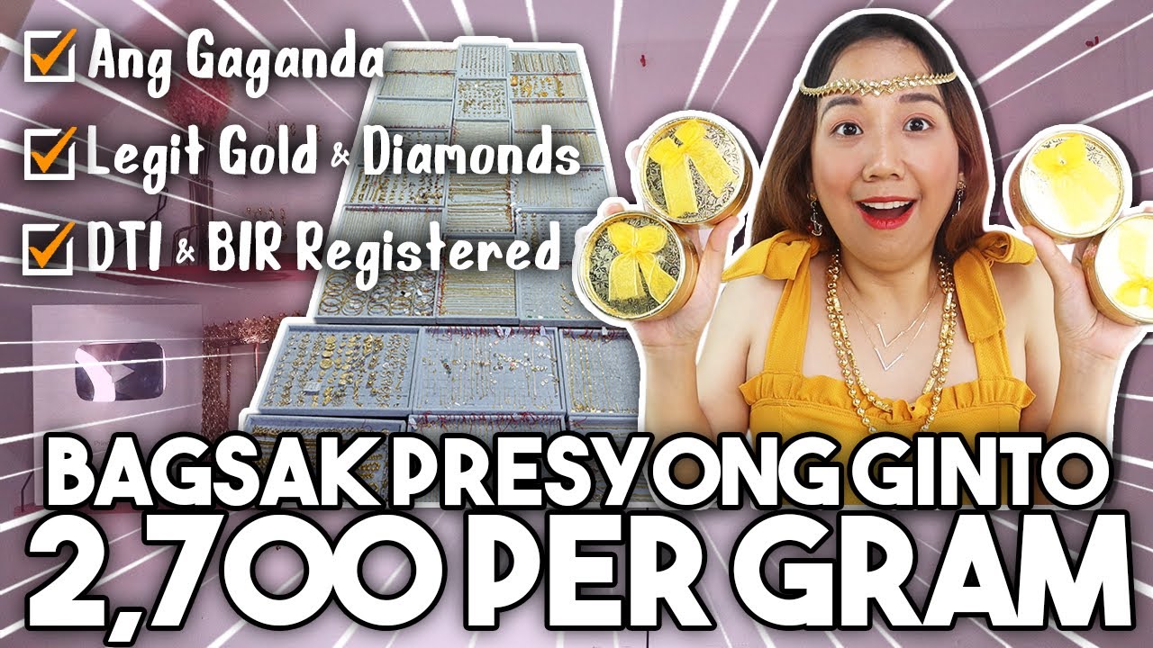 BAGSAK PRESYONG GINTO PLUS MAY DIAMONDS DIN! DITO LANG PALA SA BAGONG SELLER NA TO MAKIKITA! WOW!