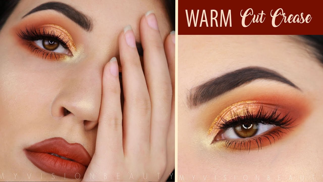 WARM HALF CUT CREASE TUTORIAL | LimeCrime Venus II | MyVisionBeauty