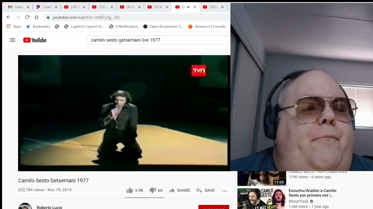 Request Reaction/Camilo Sesto - (Getsemaní) (live 1977)