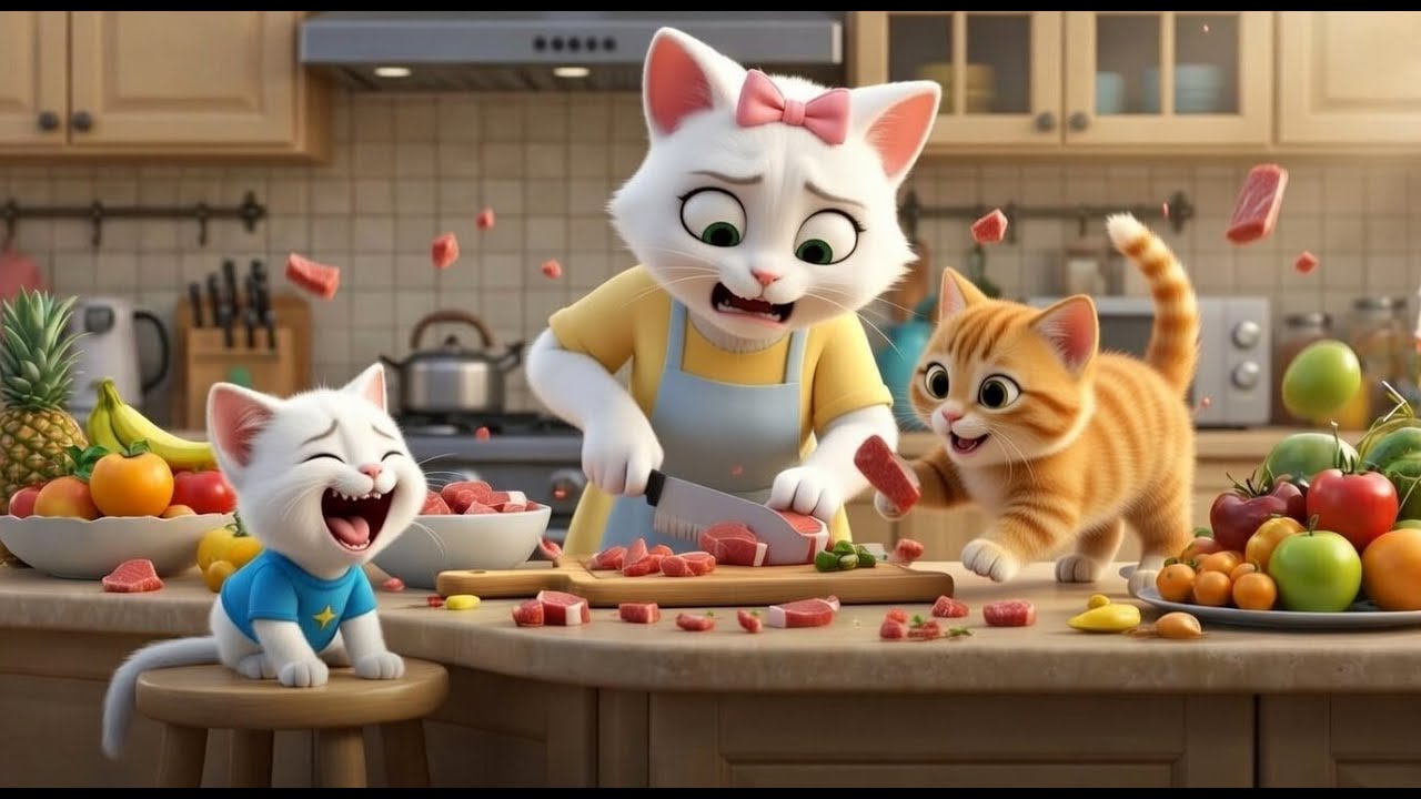 Brave Mother Cat and Her Kitten Stories of Survival