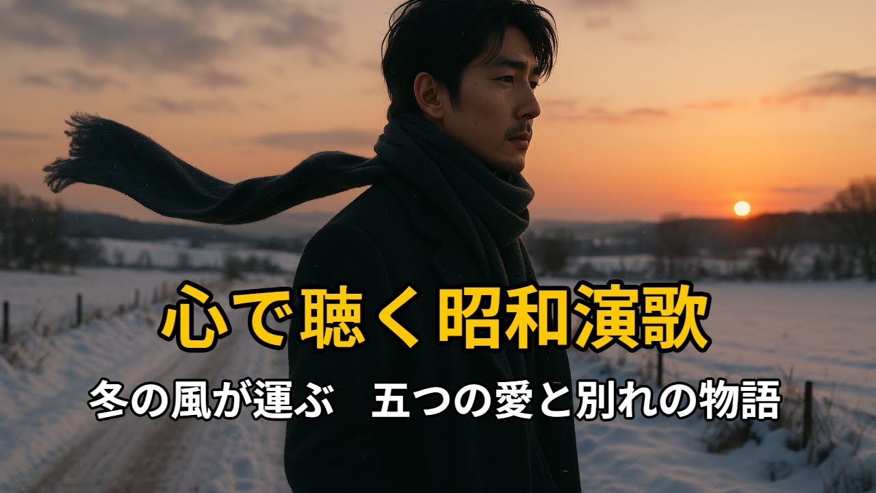 冬の風に聞く・昭和演歌5選 ～演歌が歌う心の旅～
