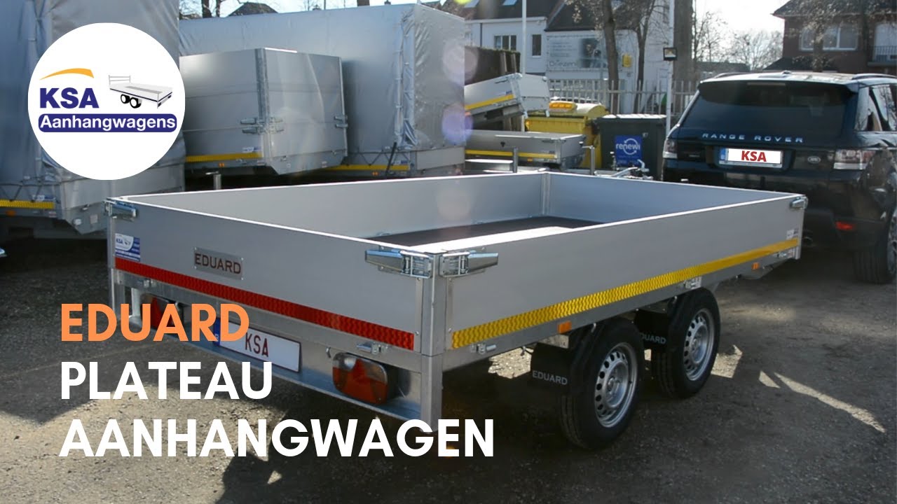 Eduard plateau aanhangwagen