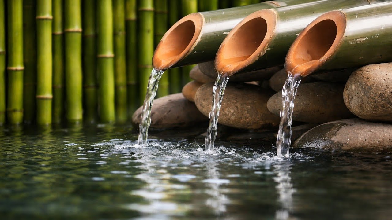 30 Minutes Relaxing Water flow sound with deep Relaxing Music | Nature sounds by @relaxsoul 
