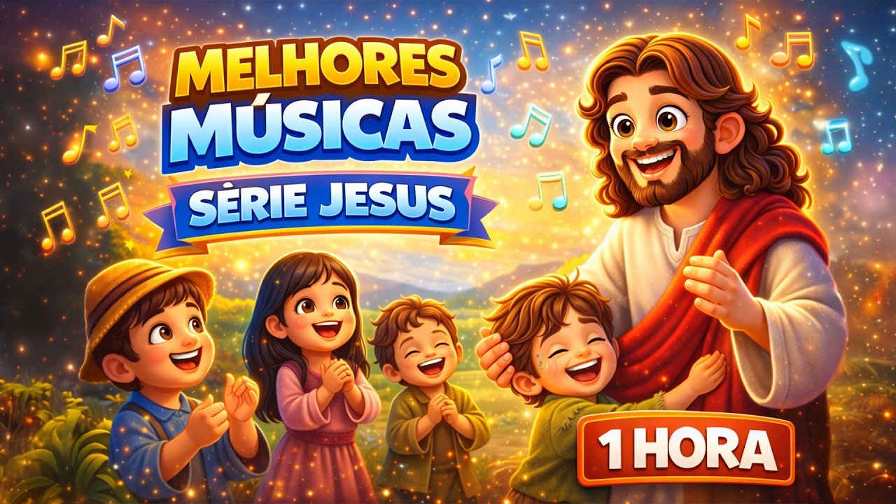 1 Hora de Músicas Infantis Sobre Jesus | Série Jesus Completa
