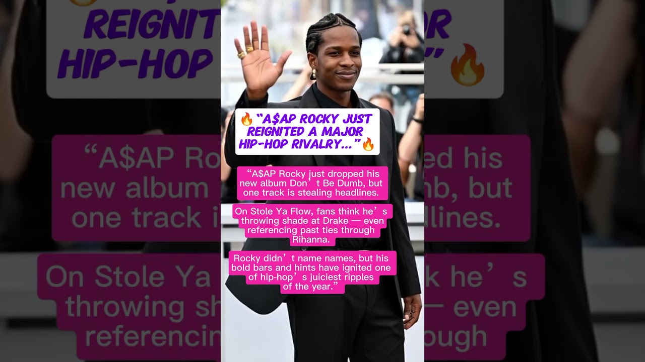 A$AP Rocky Sparks Drake Diss Rumors in New Song Referencing Rihanna