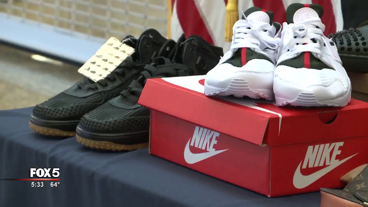 Counterfeit goods warning