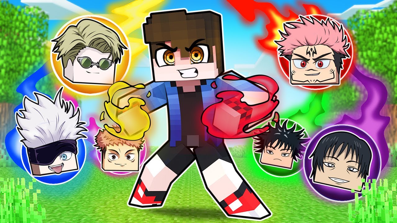 FEITICEIRO com TODAS as TÉCNICAS em JUJUTSU KAISEN MINECRAFT