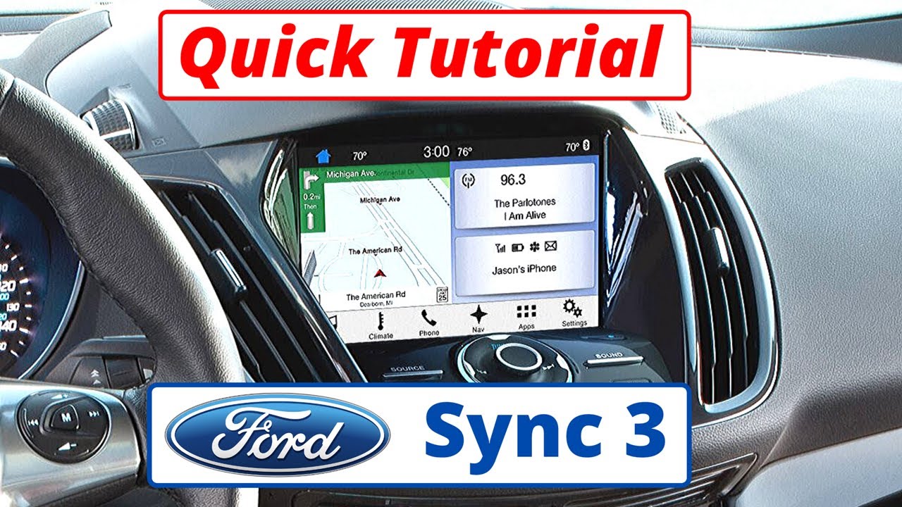 Ford Sync 3 Quick Tutorial!