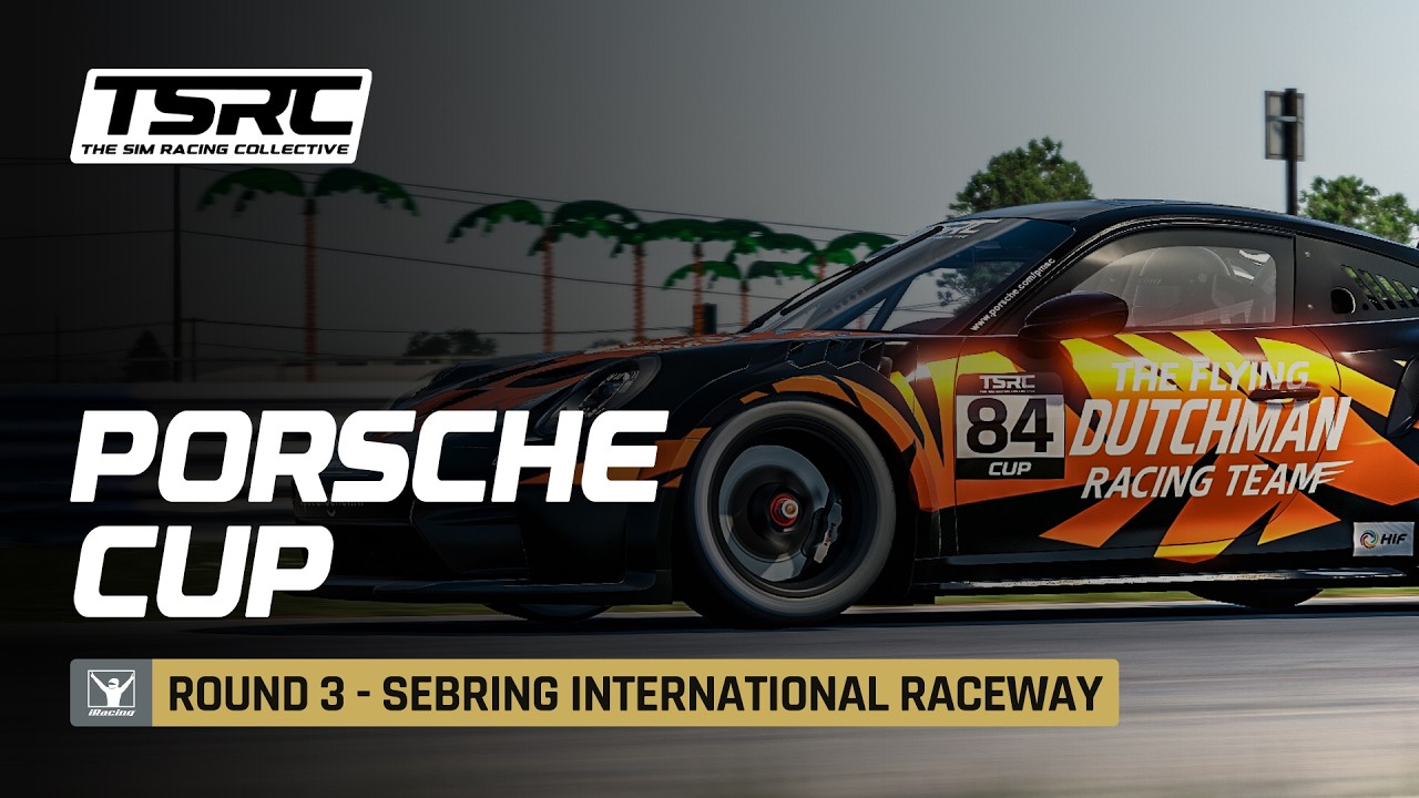TSRC Porsche Cup | iRacing | Round 3 @ Sebring International Raceway