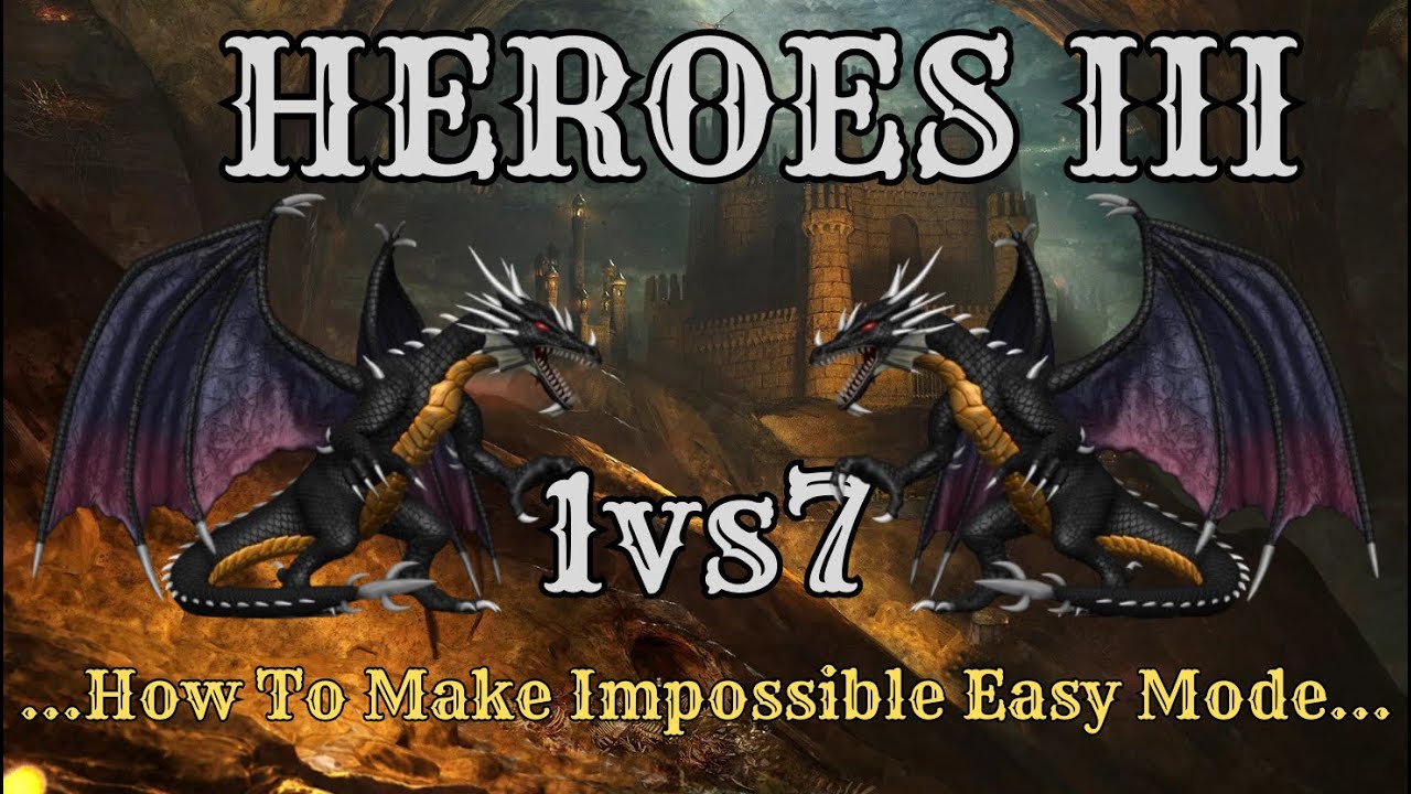 Heroes of Might and Magic III - Easy Way to 1v7 On Impossible with Commentary!