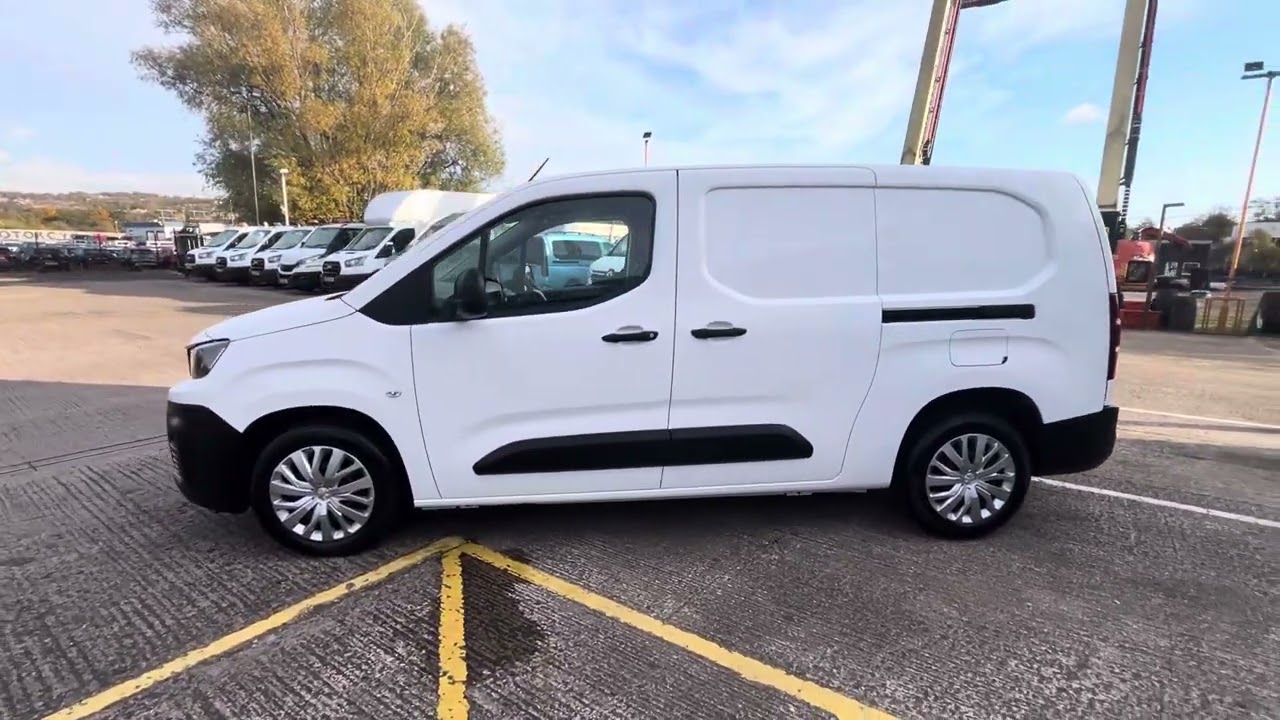 2021/21 Plate Peugeot Partner 1.5 Hdi 100ps L2 Lwb Combi Crew Van Euro6