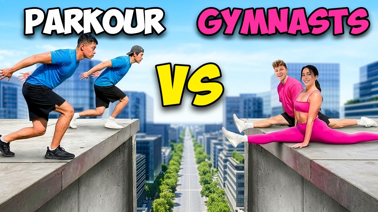 Gymnasts VS Parkour Athletes (Who is Stronger?)