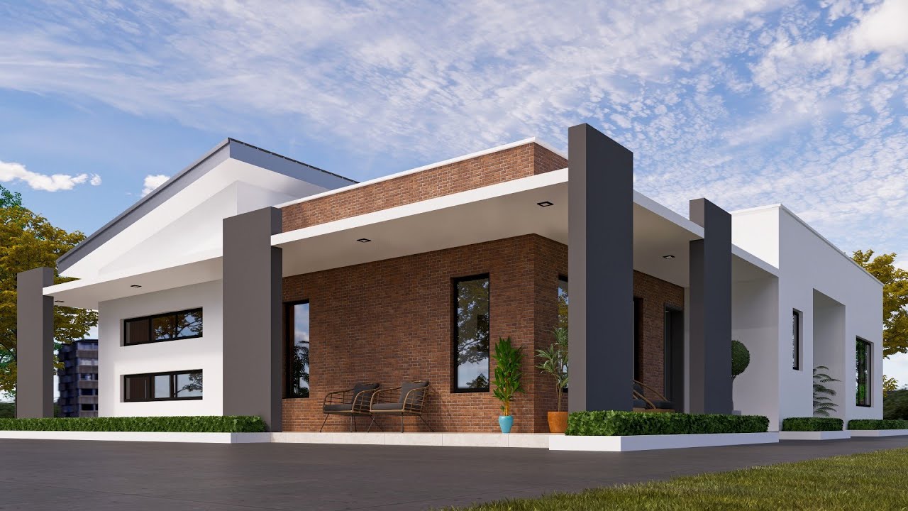 Functional 3 Bedroom House Design with a Home Office 14m x 18m
