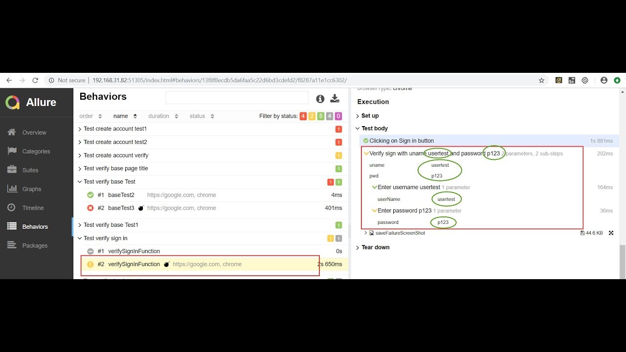 Generate Allure Report with Selenium - Allure Report - Part 1