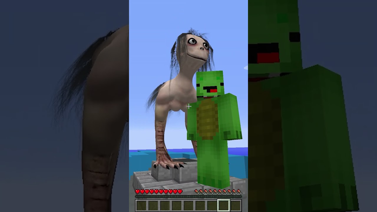 MOMO ATTACKED MIKEY AND JJ!  - (Maizen)